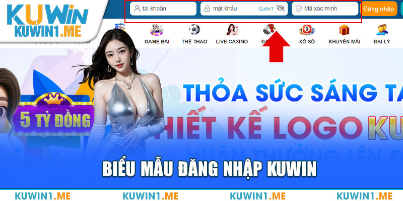 Chi tiết các bước truy cập tài khoản Kuwin